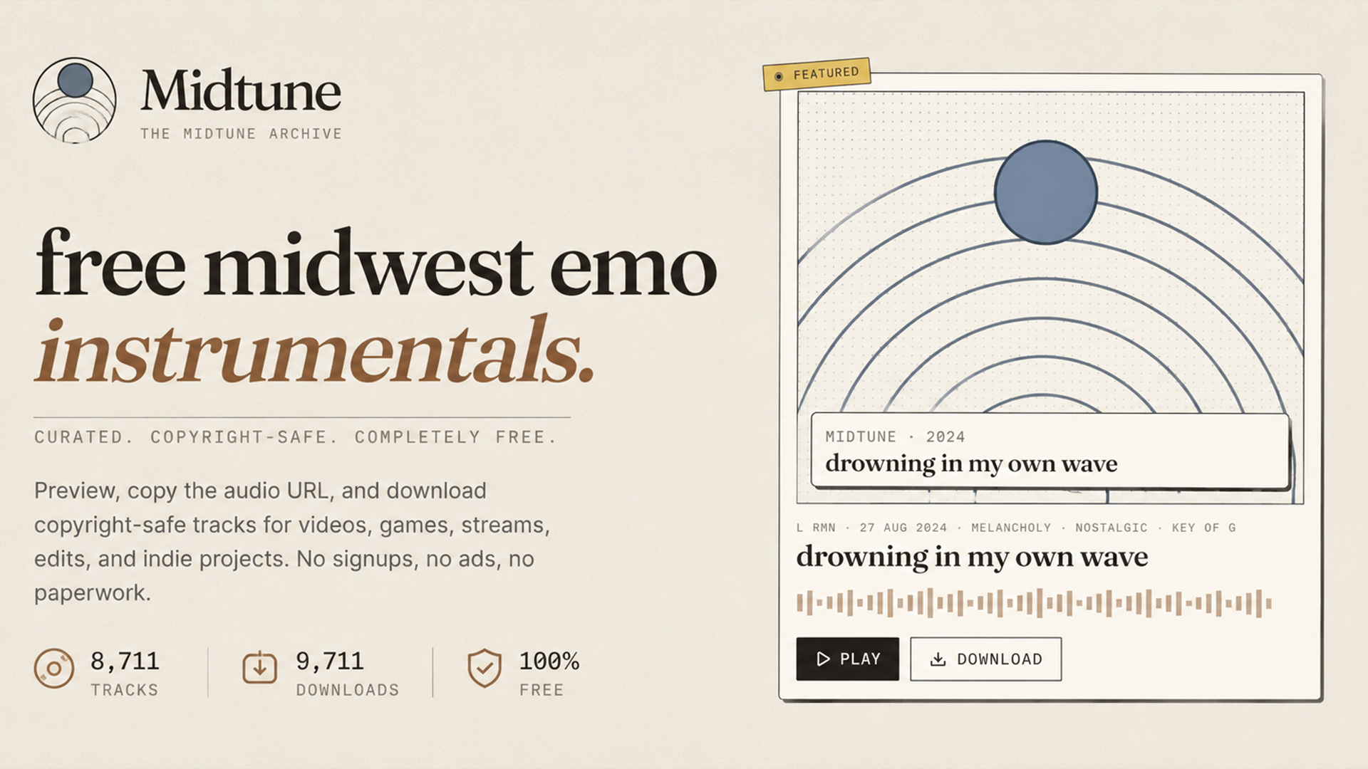 Midtune - Free Midwest Emo Instrumentals